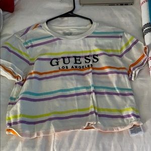 Guess cropped shirt from PacSun